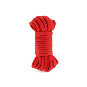 Corde de bondage shibari rouge 10M 